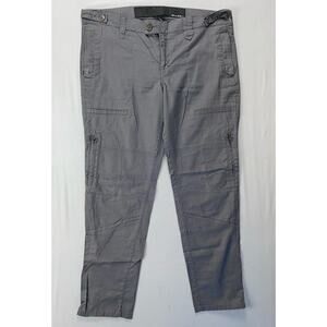 Joe's Jeans Lightweight 100% Cotton Zip Cuff/Pocket Cargo Pants w/ Adjusters. 30